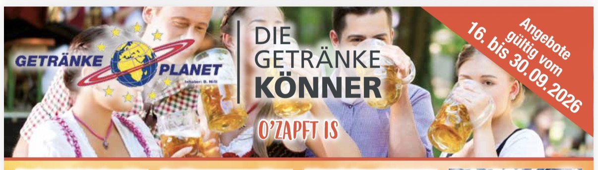 Getränkeplanet Flyer