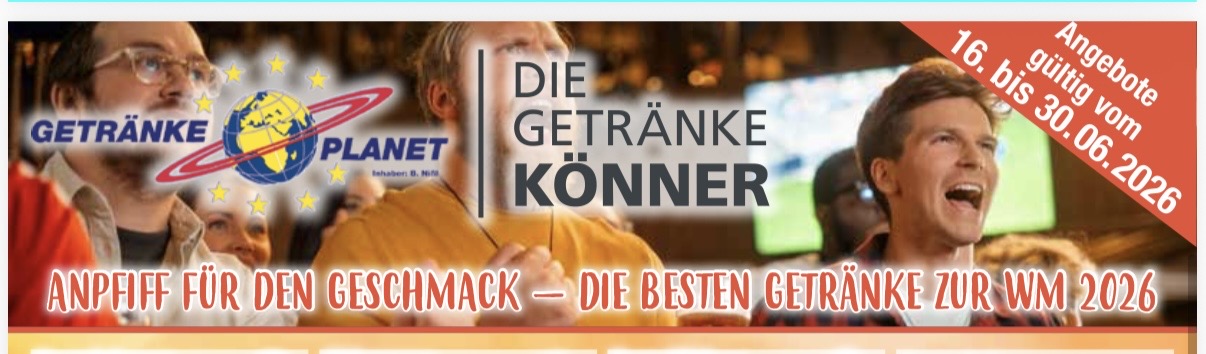 Getränkeplanet Flyer